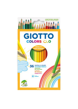 Matite Colorate Colors Giotto Fila - 3 mm - F278500 (Assortiti Conf. 36)