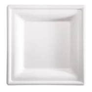 Piatto Piano Quadrato SignorBio - 20x20 cm - BPS002BIO50B (Bianco Conf. 50)