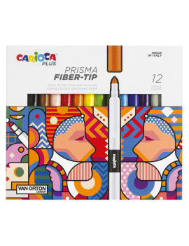 Pennarelli Prisma Carioca - 3,7 mm - 45205 (Assortiti Conf. 12)