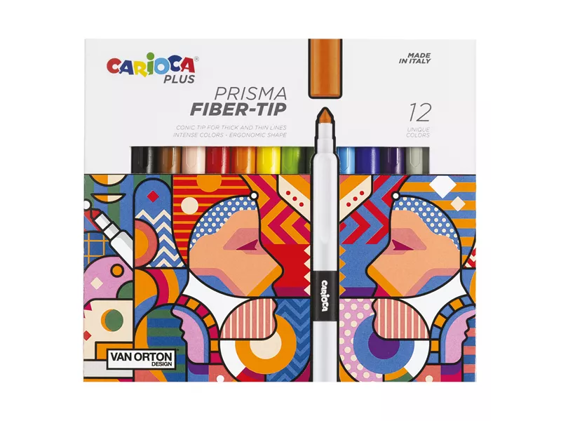 Pennarelli Prisma Carioca - 3,7 mm - 45205 (Assortiti Conf. 12)