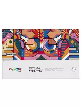 Pennarelli Prisma Carioca - 3,7 mm - 45208 (Assortiti Conf. 30)