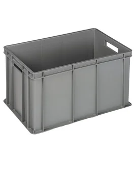 Cassa Industriale Europa Mobil Plastic - 60x40x32 cm - 64 Litri - 4432-GRI (Grigio)