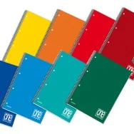 Quaderno Spiralato One Color Blasetti - A4 Plus - Quadretti 4 mm senza Margini - 3068 (Assortiti Conf. 3)