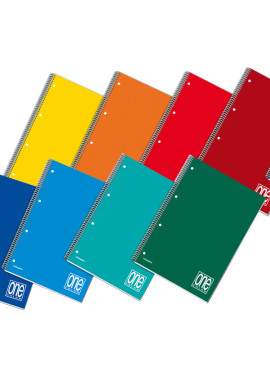 Quaderno Spiralato One Color Blasetti - A4 Plus - Quadretti 4 mm senza Margini - 3068 (Assortiti Conf. 3)