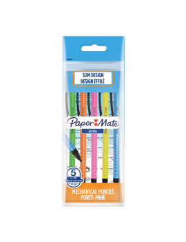 Portamine Usa e Getta Artio Paper Mate - 0,7 mm - HB - 2147607 (Assortiti Conf. 5)