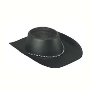 Cappello Cowboy in Gomma (Nero)