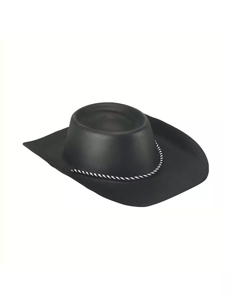 Cappello Cowboy in Gomma (Nero)