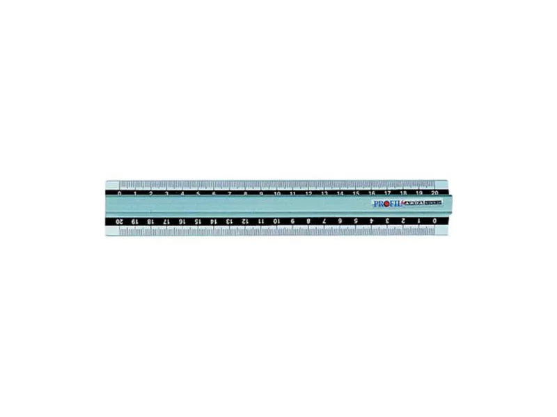 Doppiodecimetro Linea Profil Arda - 20 cm - 18420 (Alluminio) Doppiodecimetro Linea Profil Arda - 20 cm - 18420 (Alluminio)