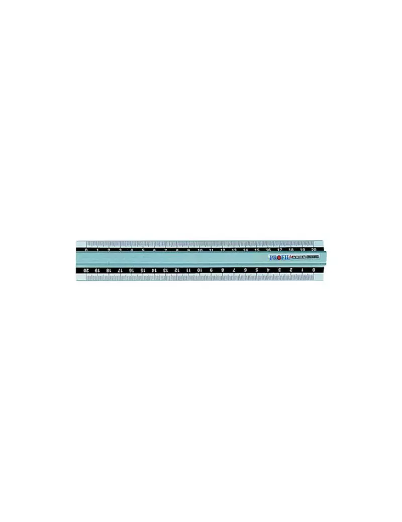 Doppiodecimetro Linea Profil Arda - 20 cm - 18420 (Alluminio) Doppiodecimetro Linea Profil Arda - 20 cm - 18420 (Alluminio)