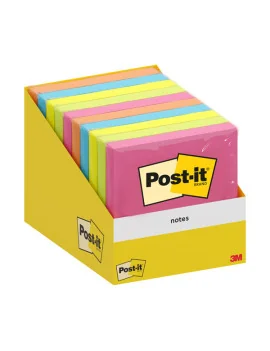 Post-it Notes 3M - 76x76 mm - 7100317840 (Assortiti Conf. 10)