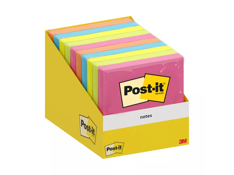 Post-it Notes 3M - 76x76 mm - 7100317840 (Assortiti Conf. 10)