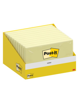 Post-it Notes 6820-CY-W10 3M - 76x127 mm - 7100317839 (Giallo Canary Conf. 10)