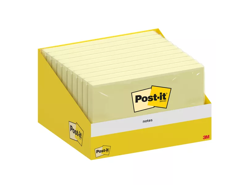 Post-it Notes 6820-CY-W10 3M - 76x127 mm - 7100317839 (Giallo Canary Conf. 10)