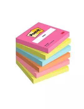 Post-it Notes 654-POP 3M - 76x76 mm - 7100259210 (Popmistic Conf. 6)