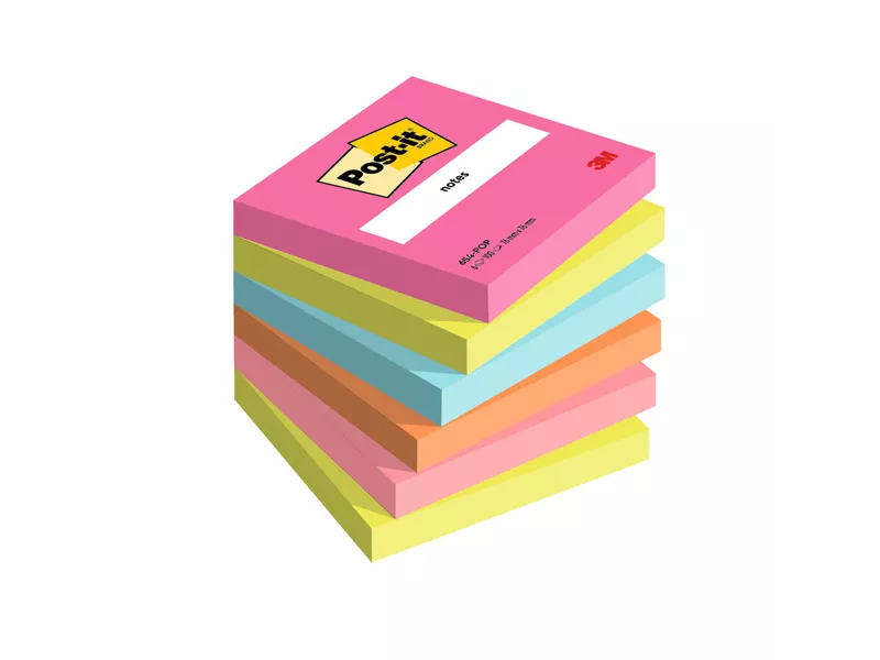 Post-it Notes 654-POP 3M - 76x76 mm - 7100259210 (Popmistic Conf. 6)