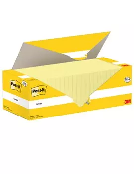 Post-it Notes 655-CY-VP24 3M - 76x127 mm - 7100317836 (Giallo Canary Conf. 24)