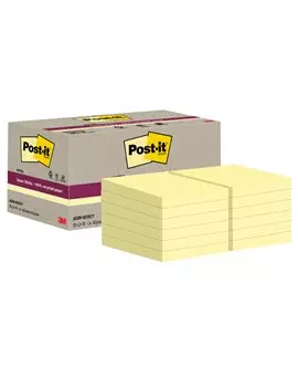 Post-it Notes Super Sticky Green 622R-SSCY 3M - 47,6x47,6 mm - 7100284576 (Giallo Canary Conf. 12)
