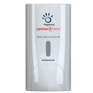 Dispenser da Parete Antibatterico Defend Tech Papernet - per Sapone Liquido e Gel - 22x11,6x13,9 cm - 416149 (Bianco)