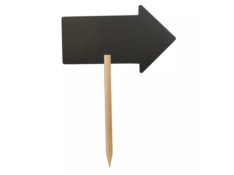 Lavagna con Supporto Silhouette Securit - 67x49,2 cm - Freccia - FBS-ARROW (Nero)
