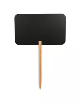 Lavagna con Supporto Silhouette Securit - 73,5x45 cm - Rettangolo - FBS-RECTANGLE (Nero)