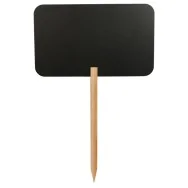 Lavagna con Supporto Silhouette Securit - 73,5x45 cm - Rettangolo - FBS-RECTANGLE (Nero)