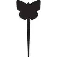 Lavagna Silhouette Tags Securit - 15x25 cm - Farfalla - TAG-BUTTERFLY-5 (Nero Conf. 5)