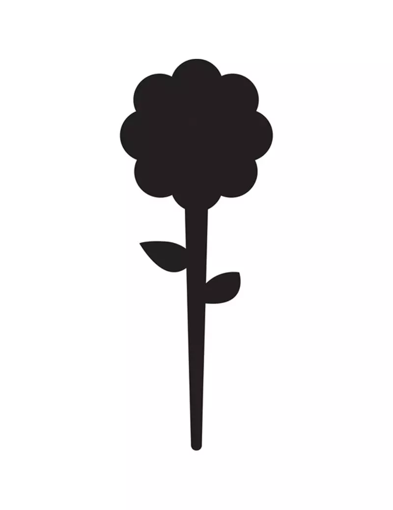 Lavagna Silhouette Tags Securit - 15x25 cm - Fiore - TAG-FLOWER-5 (Nero Conf. 5) Lavagna Silhouette Tags Securit - 15x25 cm - Fiore - TAG-FLOWER-5 (Nero Conf. 5)