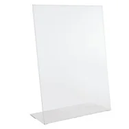 Portadepliant da Tavolo a L Lebez - 15x21 cm - 80985 (Trasparente Conf. 6)