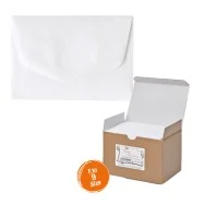 Buste Bristol Rex Sadoch - 9x14 cm - 240 g - 8209 (Bianco Conf. 100)