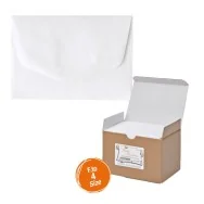 Buste Bristol Rex Sadoch - 7,5x11,2 cm - 240 g - 8204 (Bianco Conf. 100)