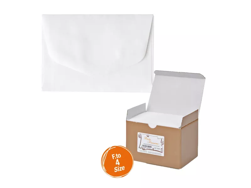 Buste Bristol Rex Sadoch - 7,5x11,2 cm - 240 g - 8204 (Bianco Conf. 100)