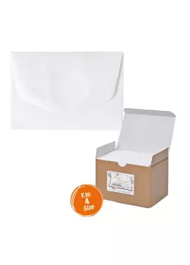 Buste Bristol Rex Sadoch - 7,5x11,2 cm - 240 g - 8204 (Bianco Conf. 100)