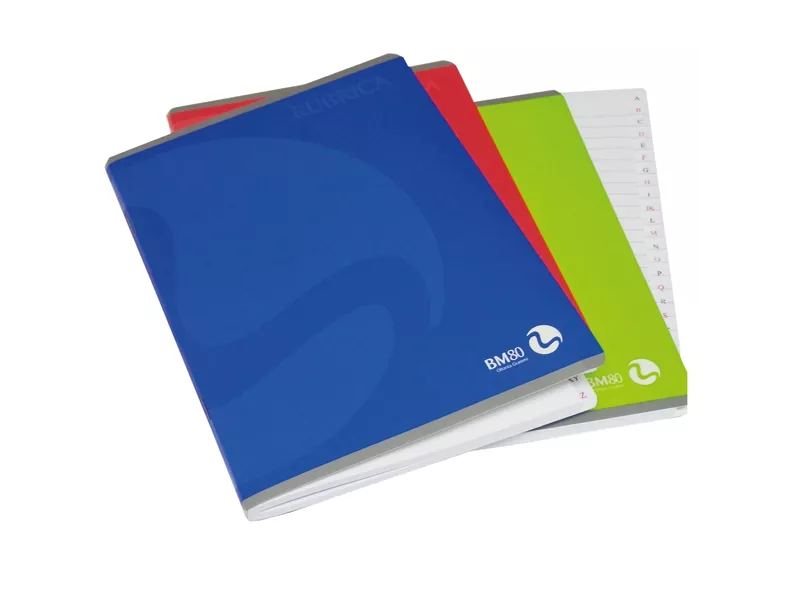 Rubrica Alfabetica BM - 1 Rigo - 21x29,7 cm - 0100484 (Assortiti Conf. 10)