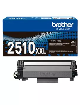 Toner Originale Brother TN-2510XXL (Nero 5000 Pagine)