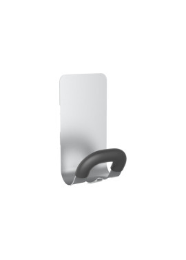 Appendiabiti Magnetico Alba - 1 Posto - 7,4x6,8x14,3 cm - PMMAG 2 (Acciaio)