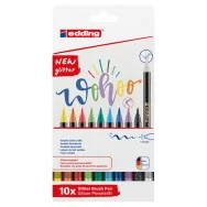 Pennarello Brush 1340 Edding - 1-6 mm - 4-1340-10-4 (Assortiti Glitter Conf. 10)