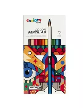 Matite Colorate Color Pencil 4.0 Carioca - 4 mm - 45201 (Assortiti Conf. 12)