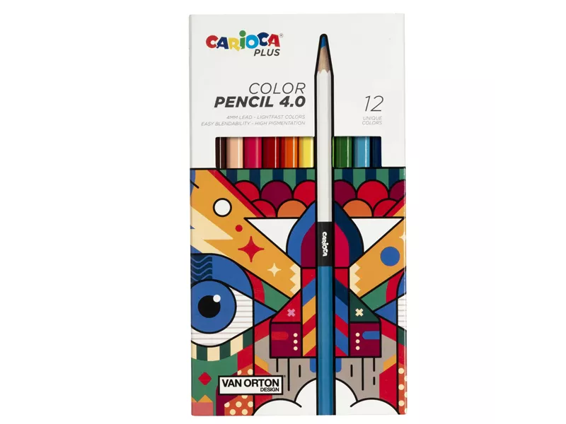 Matite Colorate Color Pencil 4.0 Carioca - 4 mm - 45201 (Assortiti Conf. 12)