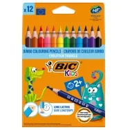 Matite Colorate Evolution Triangle Bic - 82973511 (Assortiti Conf. 12)