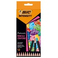 Matite Colorate Intensity Wood Premium Bic - 951844 (Assortiti Conf. 12)