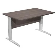 Scrivania Lineare Easy Metal Artexport - 120x80 cm - 004K2/F/AA (Frassino Toscano e Grigio Alluminio)