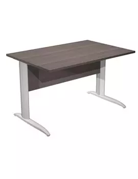 Scrivania Lineare Easy Metal Artexport - 140x80 cm - 002K2/F/AA (Frassino Toscano e Grigio Alluminio)