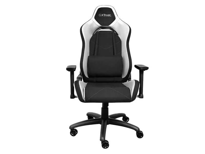 Sedia da Gaming GXT 714W RUYA Trust - 25065 (Nero e Bianco)