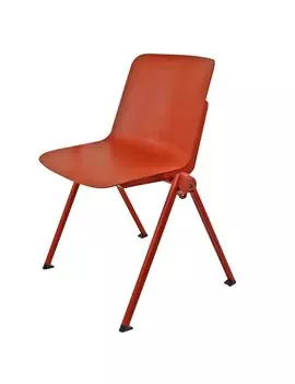 Sedia da Attesa Plus Unisit - senza Braccioli - PPL - PLVP/BR (Rosso Conf. 2)