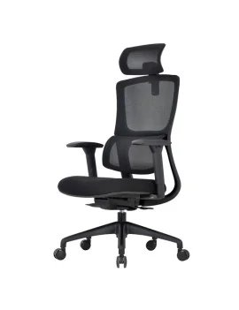 Sedia Semidirezionale Balance Unisit - con Poggiatesta - CH3255 (Nero)
