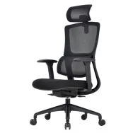 Sedia Semidirezionale Balance Unisit - con Poggiatesta - CH3255 (Nero)