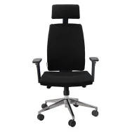 Sedia Semidirezionale Larissa XL Unisit - con Poggiatesta - LA1XLPG/BR2D/IN (Nero)