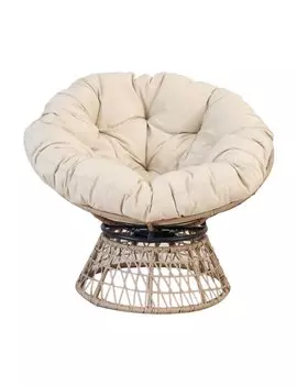 Poltrona in Polyrattan Naturale Bora Bora Garden Friend - 95x85x76 cm - S2251043 (Beige Naturale)