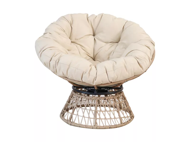 Poltrona in Polyrattan Naturale Bora Bora Garden Friend - 95x85x76 cm - S2251043 (Beige Naturale)