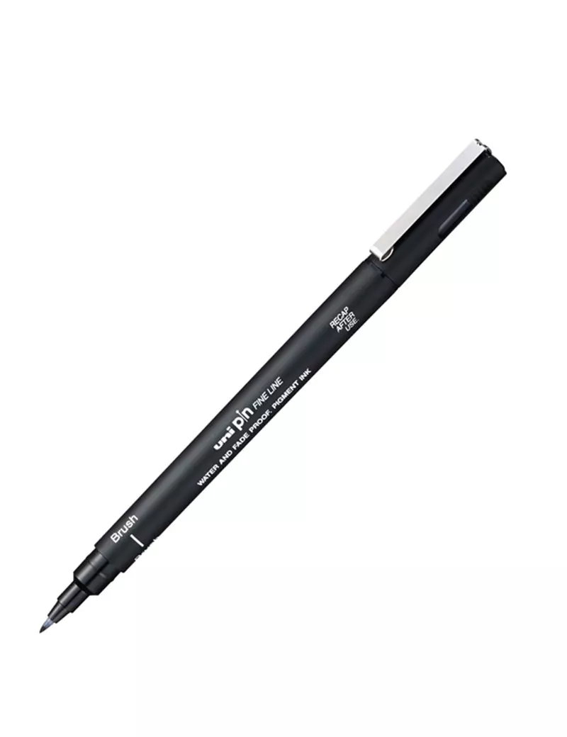 Fineliner Pin Uni-Ball - Punta Brush - M-PINBR-N (Nero Conf. 12) Fineliner Pin Uni-Ball - Punta Brush - M-PINBR-N (Nero Conf. 12)